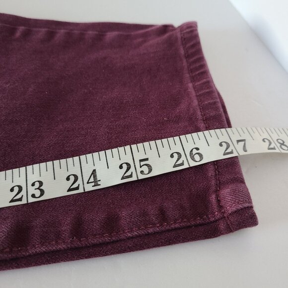 LANE BRYANT - MAROON-DENIM SKINNY JEANS-HIGH RISE- ULTIMATE STRETCH- SIZE 22 - Picture 13 of 14